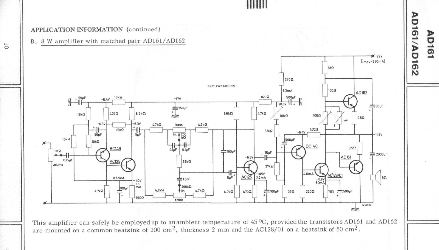 AD161 162 amp